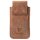 MATADOR iPhone X XS Leder Vertikaltasche Gürteltasche Vintage Braun